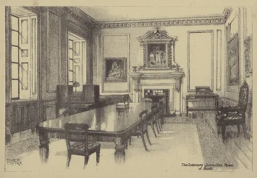 De Vergaderzaal van de Gouverneurs van Barts